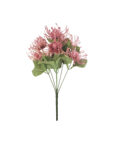 39cm Spider Chrysanthemum Bush Burgundy