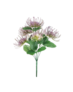 39cm Spider Chrysanthemum Bush Purple