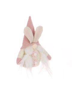 Easter Bunny Mini Mrs Gonk 18cm Cream/Pink