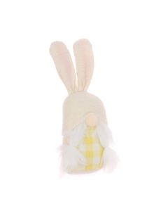Easter Gingham Mini Mrs Gonk Cream/Yellow