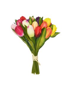 30cm Tulip Posy x 18 Heads