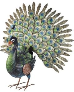 Garden Ornament Peacock Large 30 x 65cm