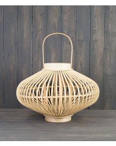 Bamboo Lantern 44cm Height (Including Handle)