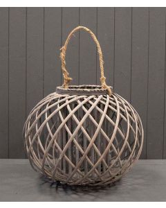 Wicker Spherical Lanters 46cm Diameter