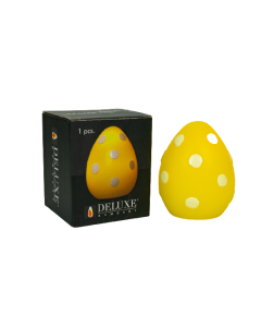 LED Easter Egg Yellow W/Dots