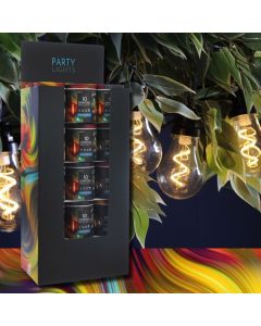 10 Warm White Connectable Party Lights