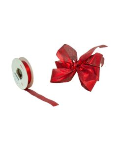 10mm x 25yds Red Ribbon