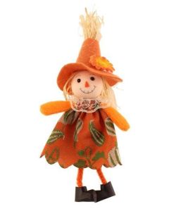 20cm Fabric Scarecrow Hanger Orange (N50654)