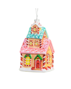13cm Candy Glass House Decoration