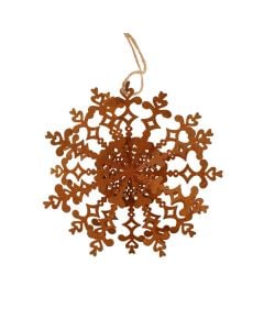 15cm Metal Snowflake Hanging Decoration