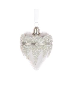 GLASS Locket Heart 9cm