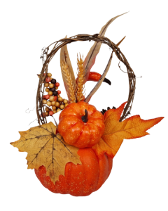 Hanging Pumpkin  Display 28cm High