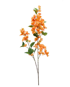 Artificial Bougainvillea Branch Yellow/Orange 117cm