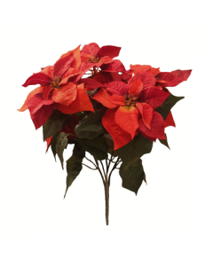 46cm Red Poinsettia Bouquet