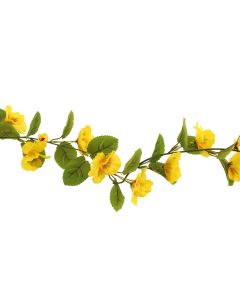 150cm Pansy Garland Yellow