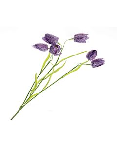 Artificial Fritillaria - Purple/Green (6 heads, 65cm long)