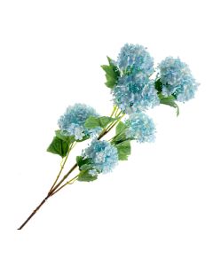 Snowball Viburnum Bush - Aqua (6 heads, 96cm long)
