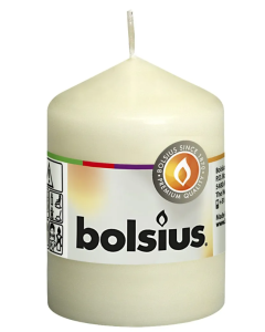 Bolsius Pillar Candle Ivory 80 x 58mm
