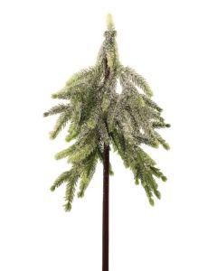 72cm Snowy Pine Tree Green