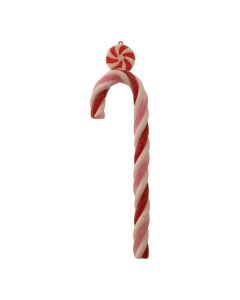 18cm Candy Cane with Hanger Pink/White/Red