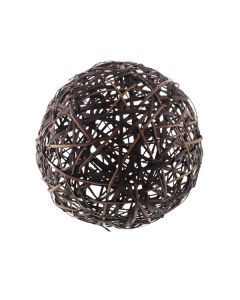 46cm Basketry Ball Dark Brown