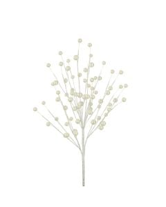Classic Berry Bush Spray 47cm White