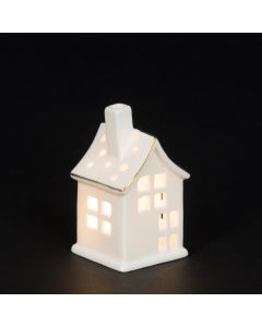 Porcelain LED House B/O 11cm