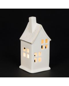 Porcelain LED House B/O 18cm