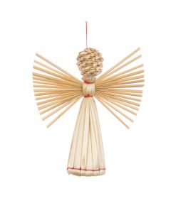 Rattan Straw Angel 13cm