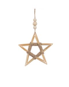 Rattan Straw Star 15cm