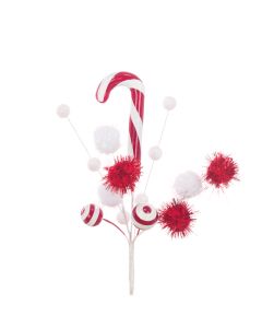 Candy Cane Pick 28cm