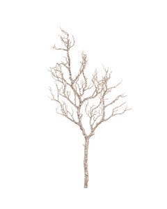 Glitter Twig Branch 102cm Champagne