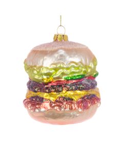 GLASS Hamburger Hanger 9cm