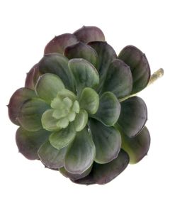 Artificial Succulent - Large Echeveria 15cm - Green