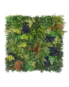 Plastic Foliage Tile - Green/Brown 1mtr x 1mtr