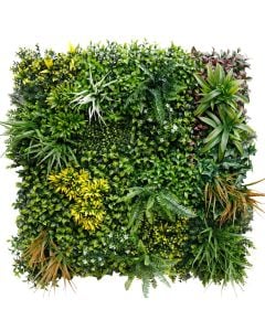 Plastic Foliage Tile - Green/Purple 1mtr x 1mtr