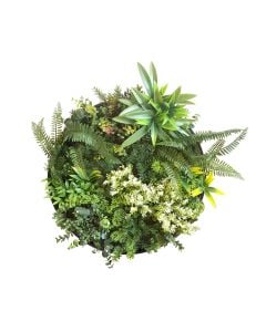 Plastic Foliage Frame - Green (50cm diameter)