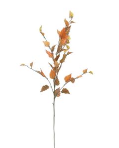 Artificial Birch Spray - Orange/Yellow 92cm