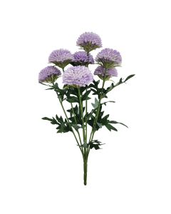 45cm Ball Chrysanthemum Bush Lilac