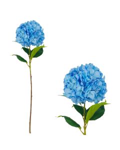 Artificial Hydrangea Stem Blue 105cm 