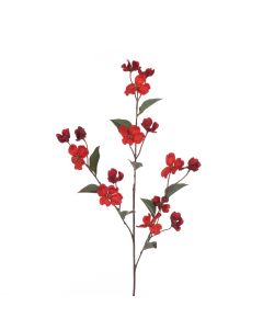 Eco Dogwood Spray 93cm Dark Orange