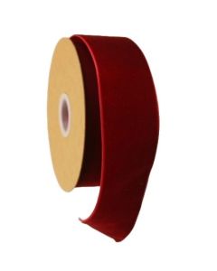 Velvet Ribbon 12mm x 10mtrs Burgundy