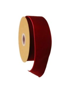 Velvet Ribbon 50mm x 10mtrs Burgundy