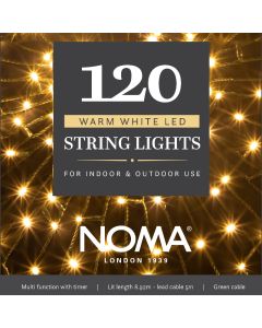 120 Warm White Multifunction String Lights