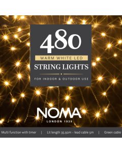 480 Warm White Multifunction String Lights