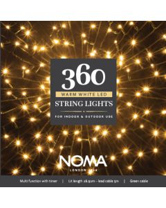 360 Warm White Multifunction String Lights