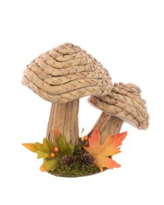 Rattan Toadstools 19cm Natural
