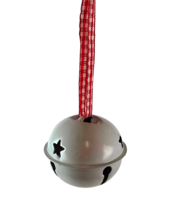 Cowbell Baubles White 5cm x 12pcs