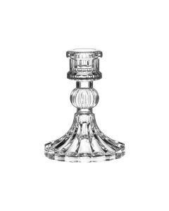 Anastasia Glass Candlestick 10.5cm