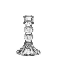 Anastasia Glass Candlestick 13cm
